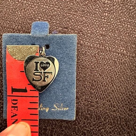 Asco - 925 Sterling Silver Vintage Asco I Love San Francisco - Picture 3 of 3